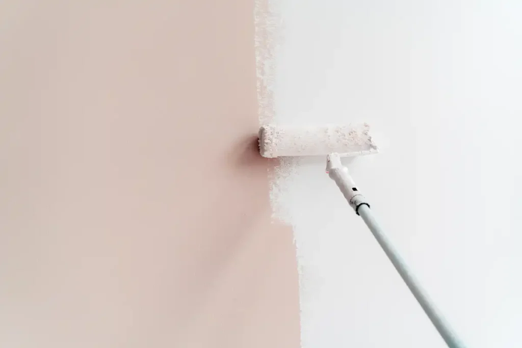 Painting house interior wall with roller into whit 2023 11 27 04 52 57 utc